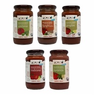 Kit 5 Molho de Tomate Agreco: Tradicional, Manjericão, Funghi, Azeitona, Pimenta - imagem 1