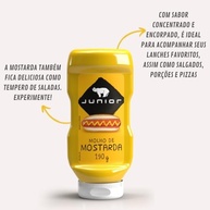 Molho Mostarda Tradicional Junior 190g - imagem 4