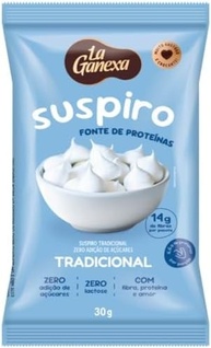 Suspiro Proteico sabor Tradicional 30g - La Ganexa - imagem 2
