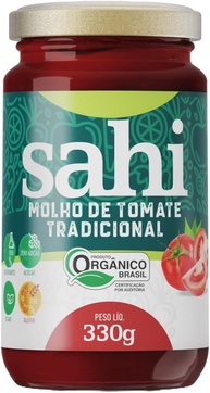 Molho de Tomate Tradicional Orgânico Sahi 330g - imagem 1