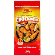 2 Unidades Mistura Farinha Para Empanar Sem Glútem 250g Crockmix Tradicional - imagem 3