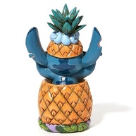 Estátua Jim Shore Disney Lilo & Stitch Pineapple Pal - Coleção Traditions, 14 cm, Multicolorido - imagem 4