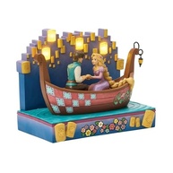Figura Iluminada Enesco Disney Traditions Jim Shore Rapunzel e Flynn - 6 Polegadas - imagem 5