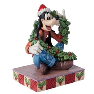 Pateta com Guirlanda de Natal - Estátua Coleção Disney Traditions Jim Shore - imagem 5