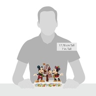 Estatueta Mickey e Minnie Disney Traditions Jim Shore - Decoração Encantadora para Casa - imagem 5