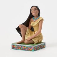 Estatueta Jim Shore Pocahontas Disney Traditions - 10cm, Artesanal e Encantadora - imagem 5