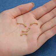 Piercing Titânio PVD: Helix, Conch & Tragus - imagem 2