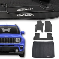 Kit Tapete Automotivo Emborrachado Impermeável Jeep Renegade (2015-2025) - Trailhawk/Limited - imagem 1