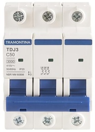 Tramontina Disjuntor TDJ3 3P 50A 3kA curva C - imagem 3