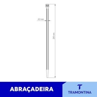Abraçadeira Nylon Tramontina Preta 295x4,6mm - Kit 30 Peças: Organização e Segurança Profissional - imagem 3