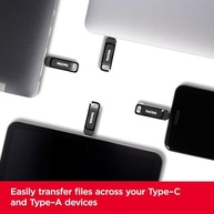 SanDisk Dual Drive GO 128GB: USB-C e USB-A para Liberar Espaço e Transferir Arquivos Facilmente - imagem 3