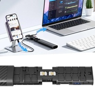 Cabo USB-C 9 em 1 BUDI: Carregue e Transfira Dados! - imagem 3