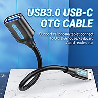 Cabo OTG Tipo C Vention: Conecte e Transfira! - imagem 2