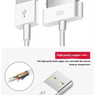 Cabo Adaptador iPhone 30 Pin USB: Carregue e Transfira Dados! - imagem 4