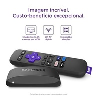 Roku Express 4K: Transforme sua TV em Smart com Imagens Incríveis e Controle Total! - imagem 3