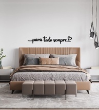 Frase Decorativa Moderna 140x18cm em MDF 3mm - Transforme Seu Ambiente com Estilo - imagem 2
