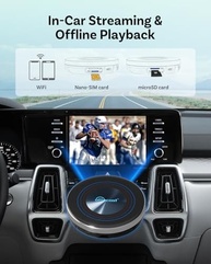 OTTOCAST i3: Transforme seu Carro com Android 13 e CarPlay Sem Fio | Assista YouTube, Netflix e Mais! - imagem 5