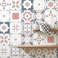 Adesivo de Azulejo Português Bragança 10x10 cm - 50 Unidades | Transforme Sua Parede com Estilo Tradicional - imagem 4