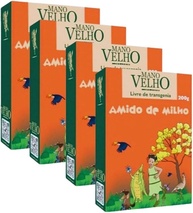 Kit 4X: Amido de Milho Não Transgênico Mano Velho 200g - imagem 5