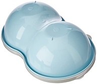 Porta Papinha 320 ml Dino Plasútil Azul - Seguro, Prático e Ideal para Transição Alimentar - imagem 3