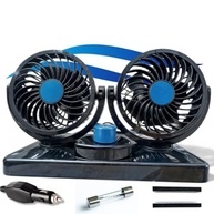 Ventilador Automotivo Duplo 12V Potente e Silencioso - Ideal para Conforto no Trânsito - imagem 2
