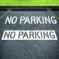 Estêncil Proibido Estacionar Silicone: Marcação Clara e Durável para Sinalização de Trânsito - imagem 2