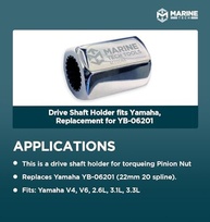 Suporte de Eixo de Transmissão Yamaha Marine Tech Tools - Remoção e Torque de Pinhão (Substitui YB-06201) - imagem 3