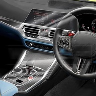 Película Protetora TPU Transparente para Painel de Navegação BMW M4 G82 G83 (2021-2025) - imagem 3