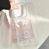 Capinha iPhone 16 Pro Max: Filhote Kawaii Transparente - imagem 3