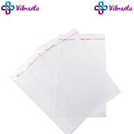 Saco Adesivado 10x15 com 100un – Prático, Higiênico e Transparente - imagem 1