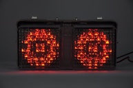 Luz Traseira LED Moto Transparente com Seta Integrada para Honda RC-51 (99-06) - imagem 1
