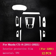Película Protetora TPU Transparente para Console Central Mazda CX-8 2017-2023 | Proteção Antirrachões Premium - imagem 3