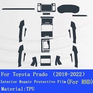 Proteção TPU Transparente para Console Central Toyota Prado 2018-2023 | Anti-Risco e Alta Definição - imagem 3