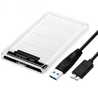 Case para HD transparente, Usb 3.0, transmissão 6gbps, Sata 2.5", Hhd ou Ssd, Ecase-300 - imagem 2