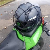 Rede Elástica Aranha 35x35cm para Moto e Bike: Transporte Seguro de Capacete e Objetos - imagem 5