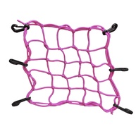 Rede Elástica Aranha Rosa 35x35cm para Moto e Bike: Transporte Capacete e Objetos com Segurança! - imagem 1