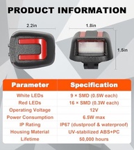 Luzes LED Placa Traseira para Nissan Frontier, Titan, Xterra, Armada e Equator - Iluminação Premium - imagem 5
