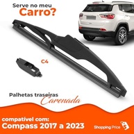 Palheta Limpadora Traseira Vigia Carenada 10" Jeep Compass (2017-2023) - Silicone Premium - imagem 4