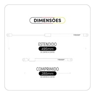 Par Amortecedor Mola Gás Tampa Porta Malas Traseira - Golf, I30, Renegade, Freemont - imagem 4