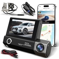 Câmera Veicular Dupla 1080P: Segurança Frontal, Interna e Traseira com Visão Noturna + 32GB Incluso - imagem 2
