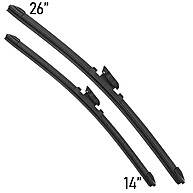 Kit 3 Palhetas Honda Fit 2009 a 2014 – Dianteiras e Traseira - imagem 2