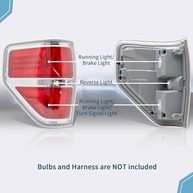 Lanterna Traseira Esquerda Ford F-150 2009-2014 VPIMOZO - Carcaça Cromada - imagem 3