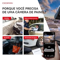 Câmera Veicular DDPAI Z40 3K Frontal e Traseira com WiFi, GPS e Visão Noturna Avançada - imagem 4