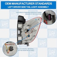 Luz Traseira Esquerda Chevy Equinox 2016-2017 | GM2800279 - Qualidade e Segurança - imagem 5