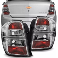 Par Lanterna Traseira Chevrolet Cobalt 2012-2016 Fumê Acrílico Resistente - imagem 1