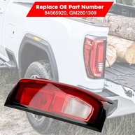 Luz Traseira Direita Halógena para GMC Sierra 1500/2500HD/3500HD (2019-2024) - Segurança e Estilo - imagem 5