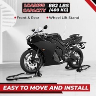 Suporte Elevador de Moto 400kg: Garfo U+L, Roda Traseira e Dianteira - Suzuki, Yamaha, Honda - imagem 4