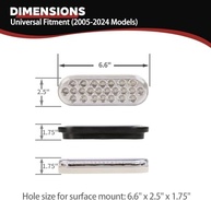 Luzes Traseiras LED NEW SUN 15cm: Segurança e Estilo para seu Caminhão e Trailer - imagem 2