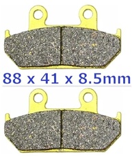Pastilhas de Freio Dianteiras e Traseiras para Suzuki Burgman AN 650 Skywave Executive ABS (2003-2019) - imagem 5