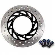 Rotor Freio Traseiro Arashi + Parafusos Titânio para Honda Silverwing, Transalp, Hornet - Performance e Durabilidade - imagem 2
